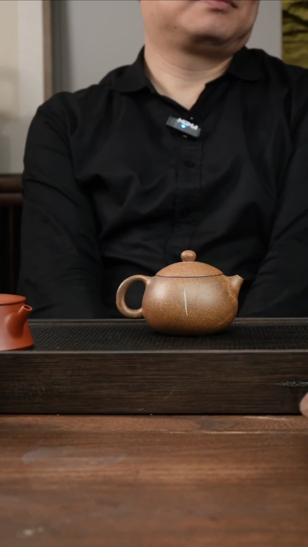 茶杯紫砂渔*还原烧西施    180CC    微瑕1