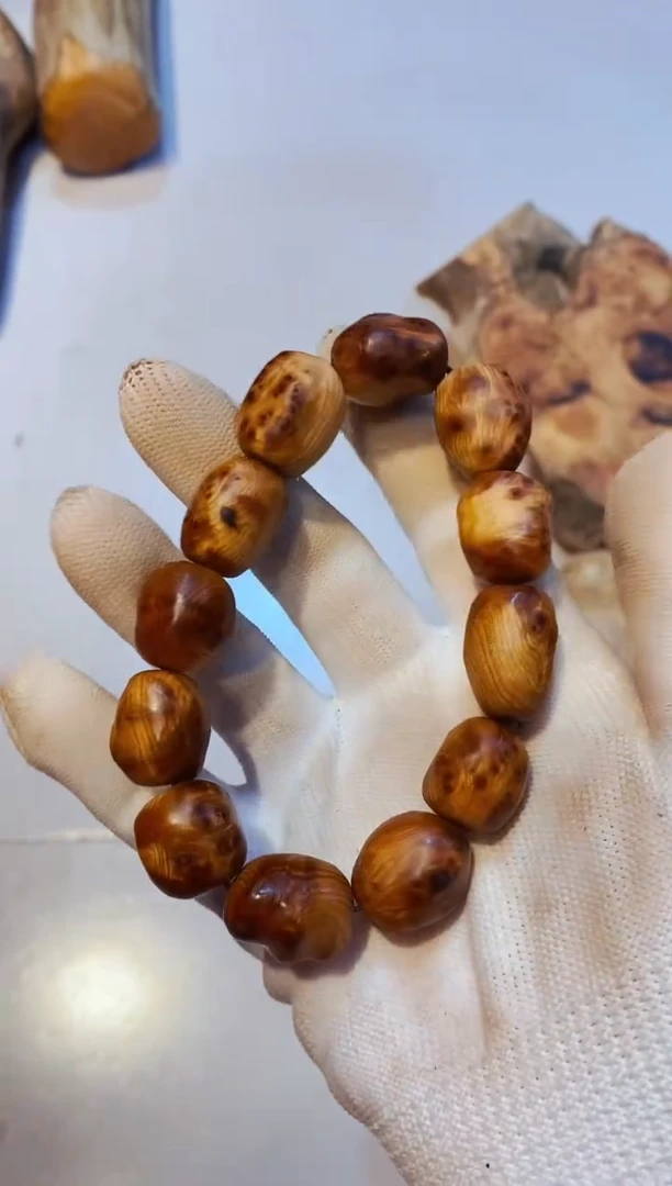 柏木（崖柏）12太行崖柏陈化手把手串