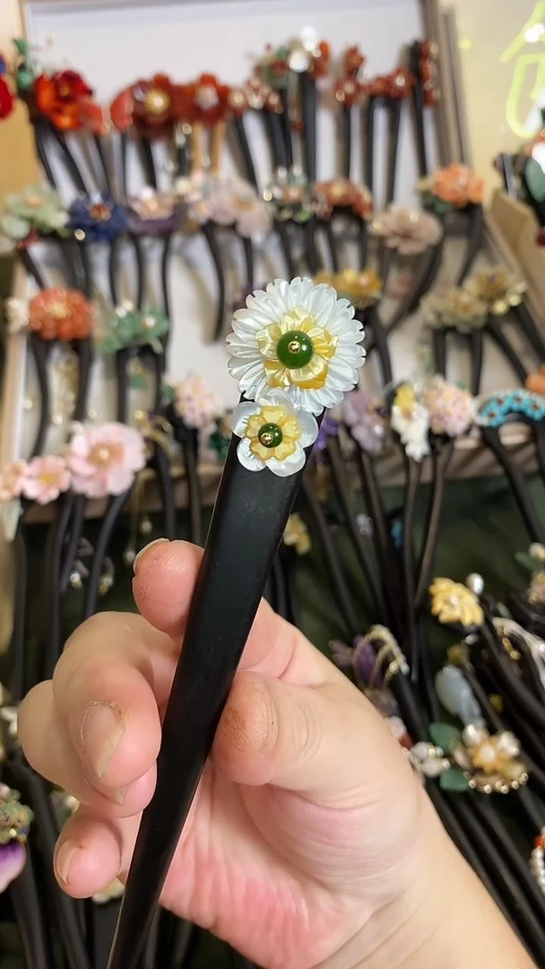 非金属木质15  美丽发簪