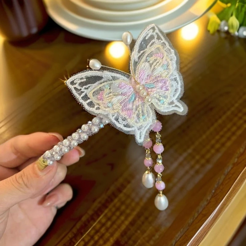 十公分扣夹发饰抓夹卡通风流苏古风头饰女中国风公主617