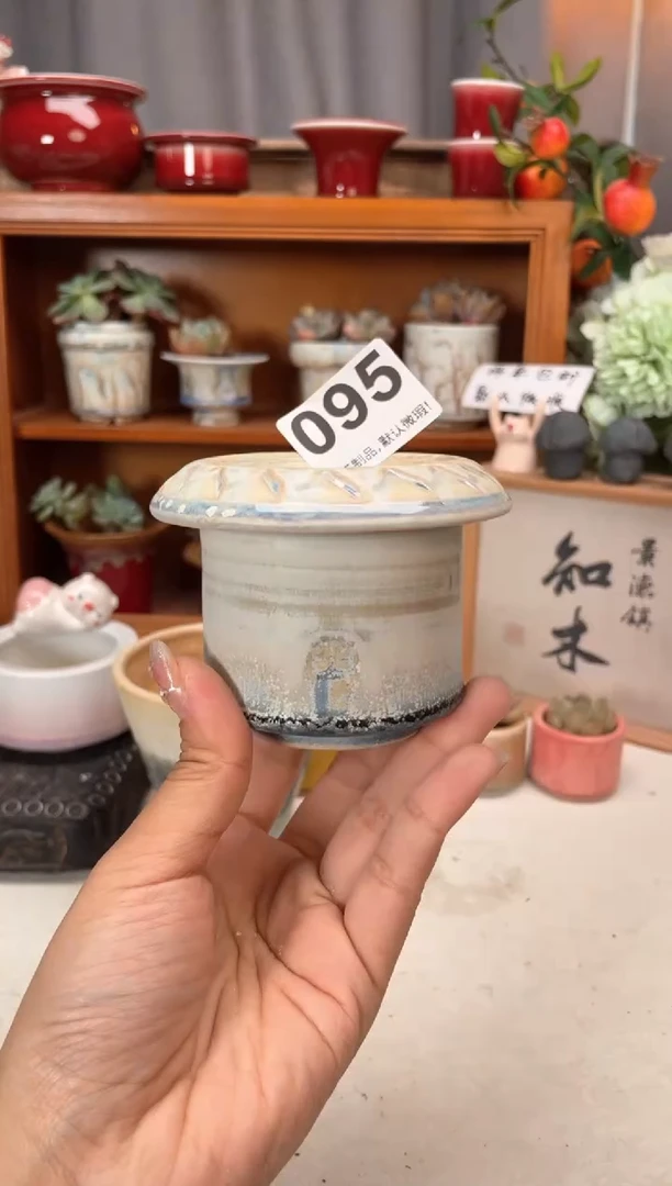 瓷片095知木小芳花盆编号
