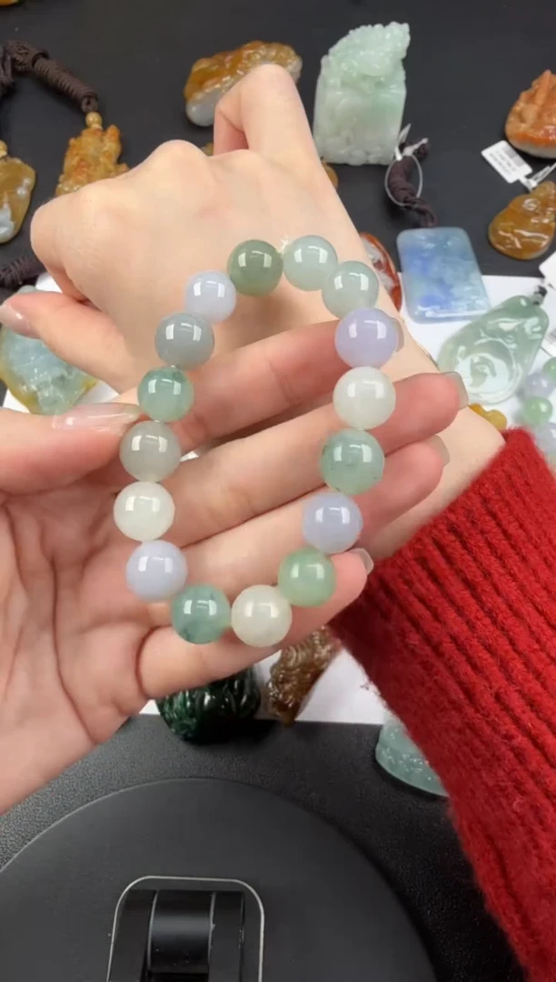 未镶嵌手串翡翠翡翠饰品-155