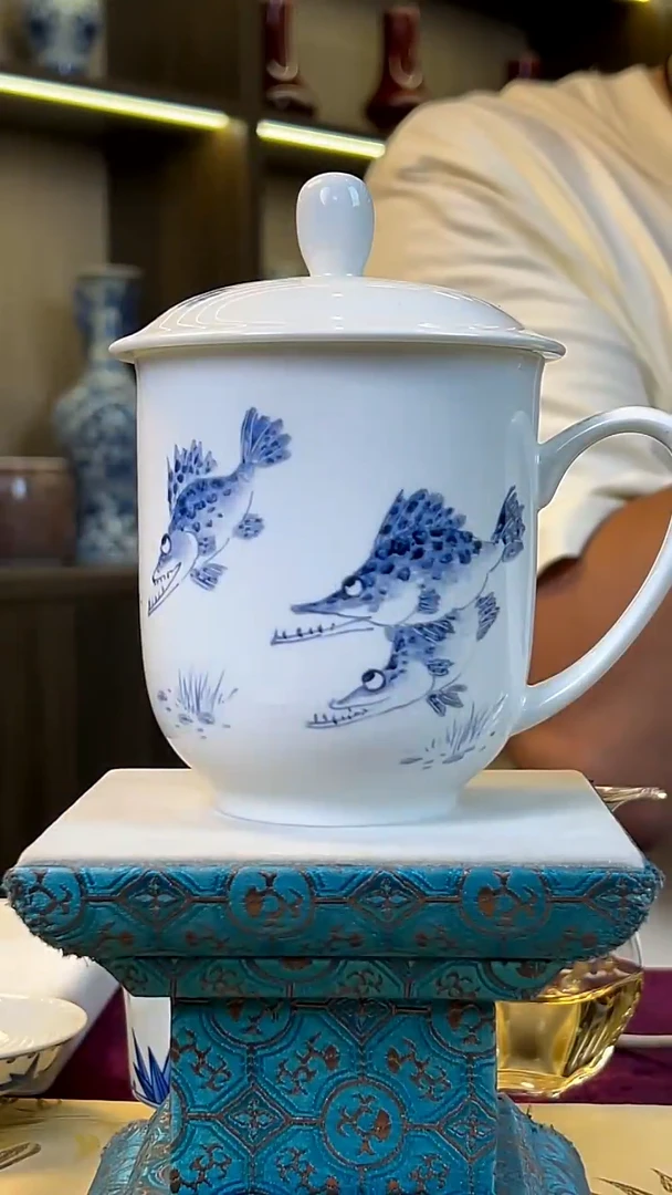 瓷片真*景德镇毛仔柴窑杯