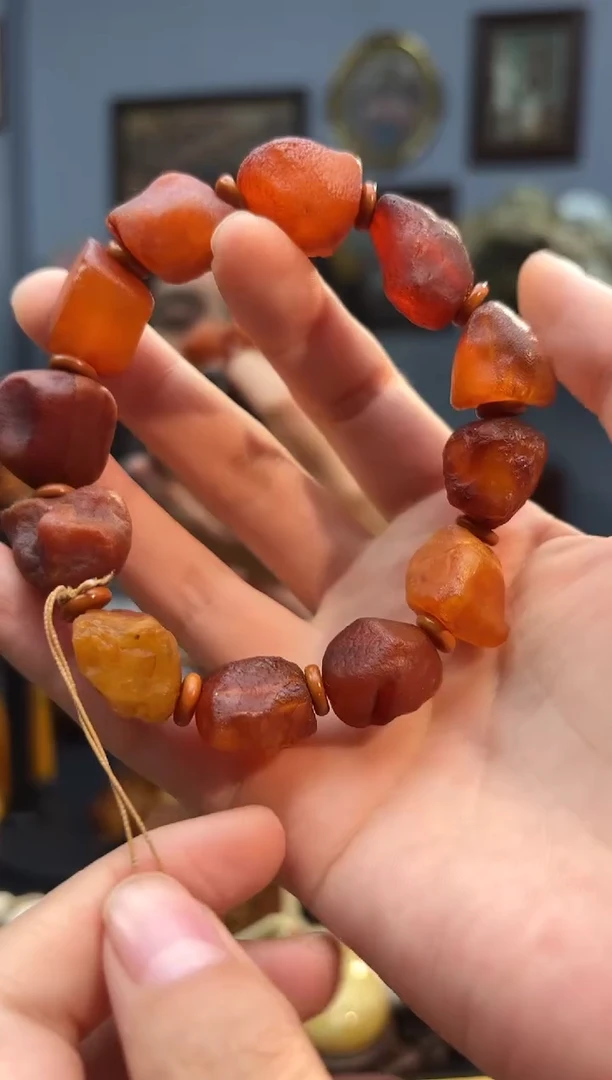 手串琥珀未镶嵌手串