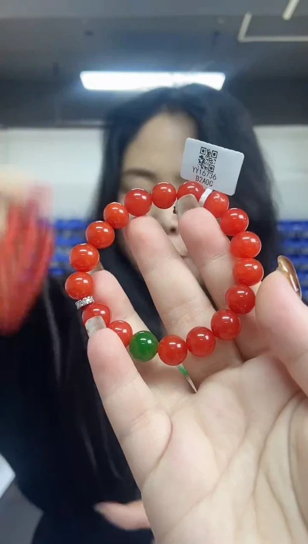 【闪购商品】南红玛瑙手串未镶嵌多样性发其一颜色微差