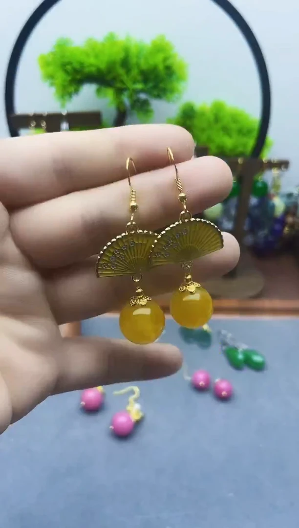 未镶嵌耳饰玛瑙/玉髓666600