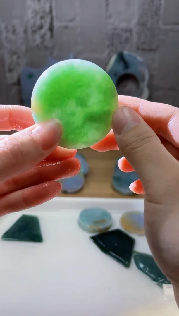 裸石翡翠天然翡翠A货古 南 711