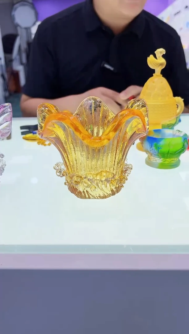 【闪购商品】泥塑古法琉璃摆件