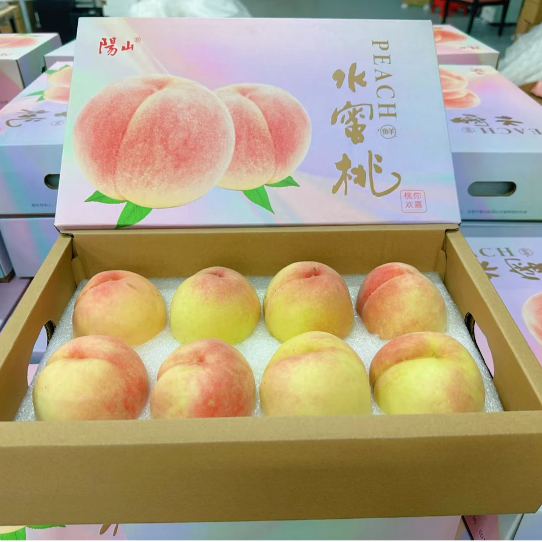 【卖6送6】白凤5-6两12粒6斤正宗无锡阳山镇发货新鲜现摘水蜜桃江苏省桃子次日达江苏省