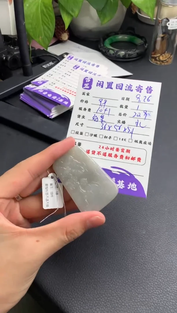 颈饰未镶嵌翡翠挂件