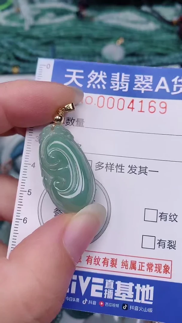 翡翠未镶嵌颈饰00004169