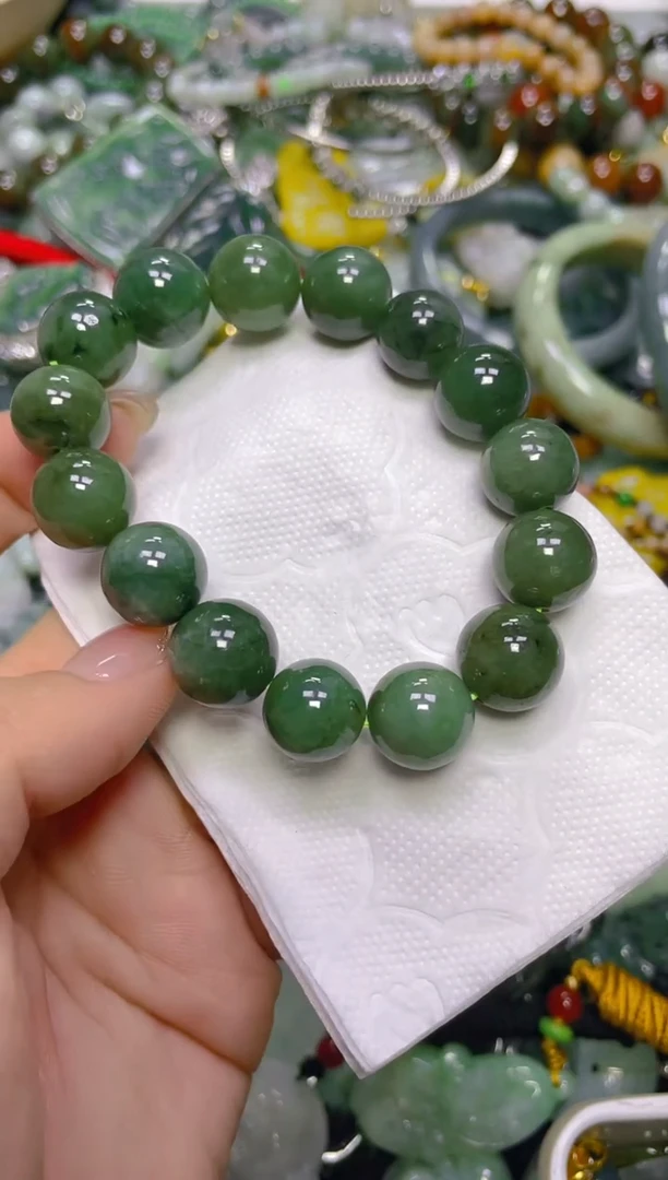 颈饰未镶嵌翡翠13MM