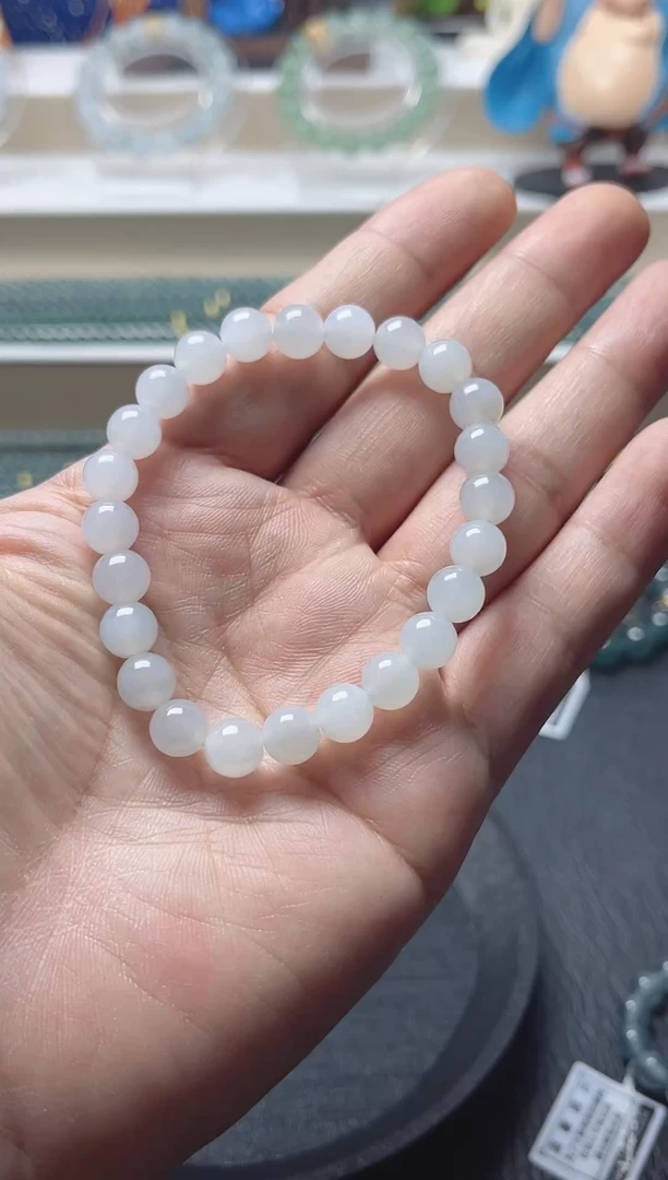 未镶嵌手串翡翠天然缅甸翡翠A货手串卡8左右