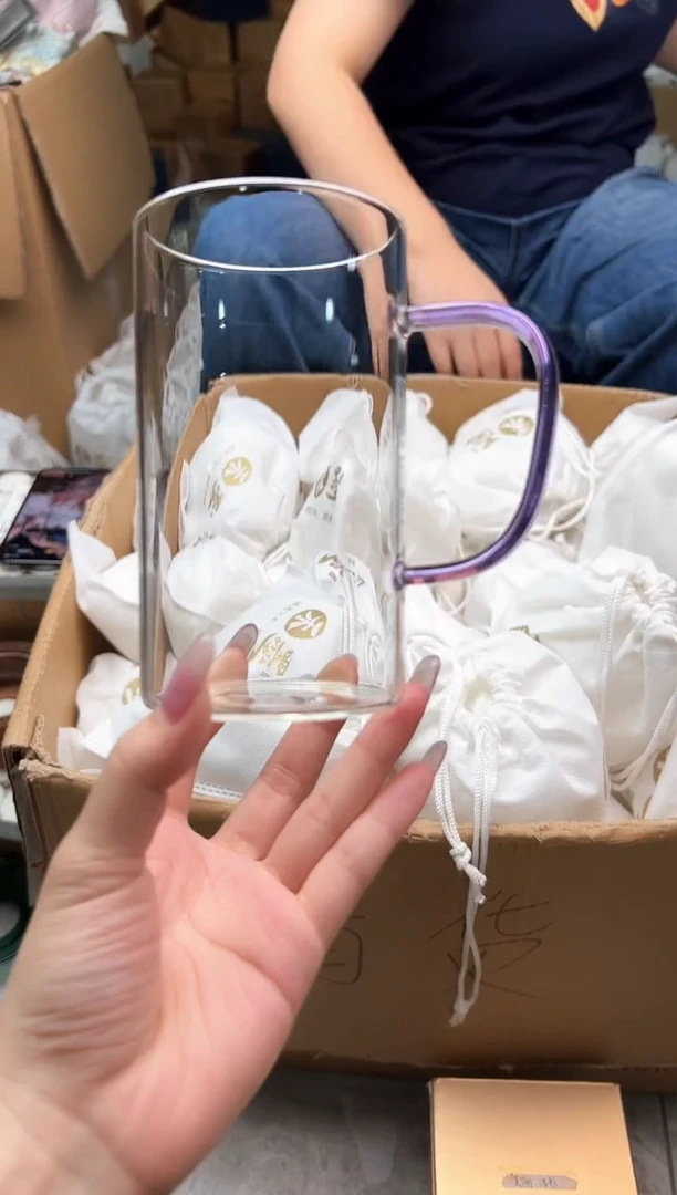 禾墨绿茶杯子浅紫色