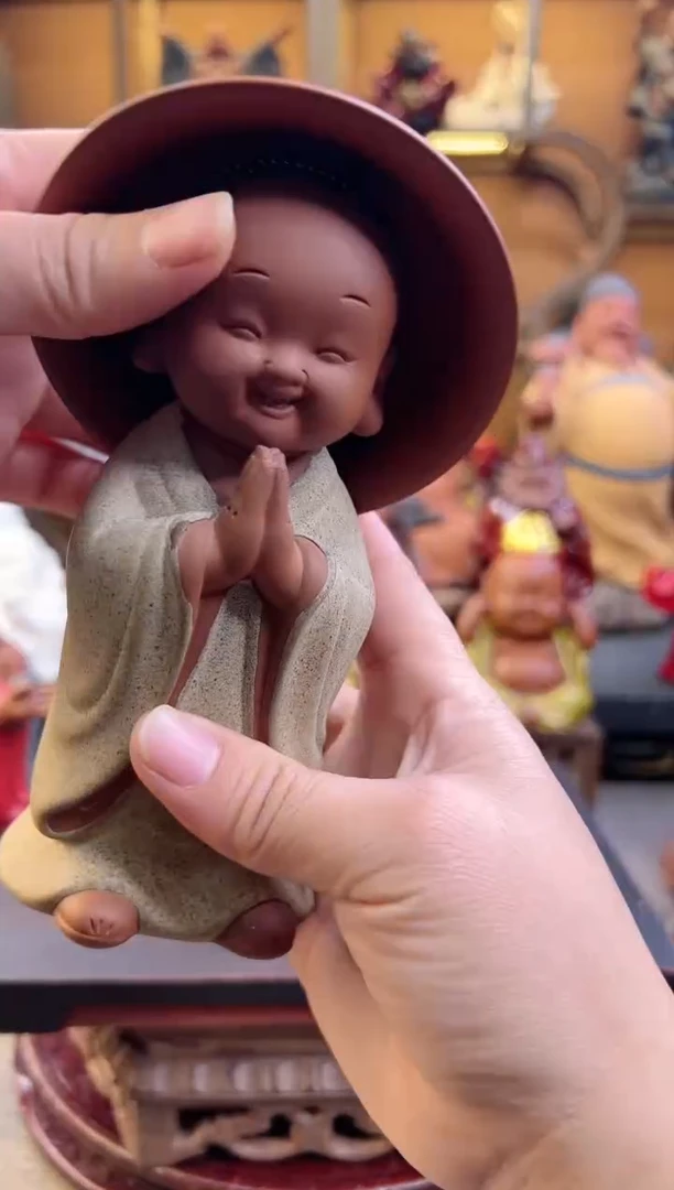 紫砂茶宠器闵紫砂茶宠摆件