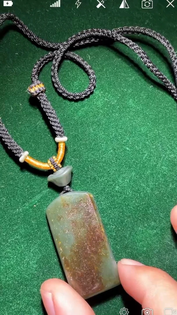 未镶嵌和田玉挂件无事牌 Q001023