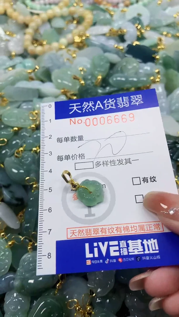 颈饰未镶嵌翡翠天然A货翡翠