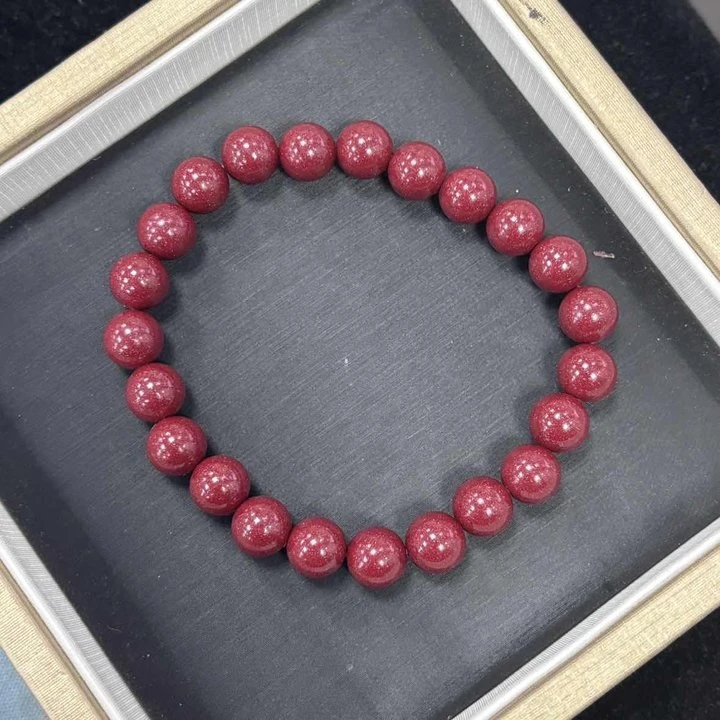 含辰砂工艺品高含紫金砂手串8mm（备注）-542317