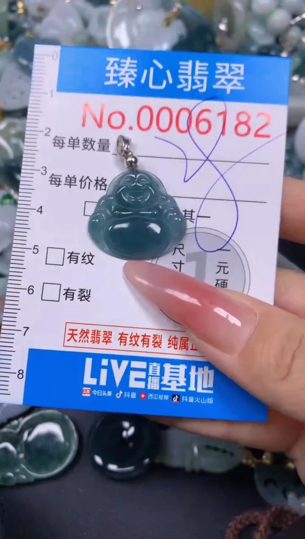 【闪购商品】翡翠颈饰未镶嵌含绳0006182