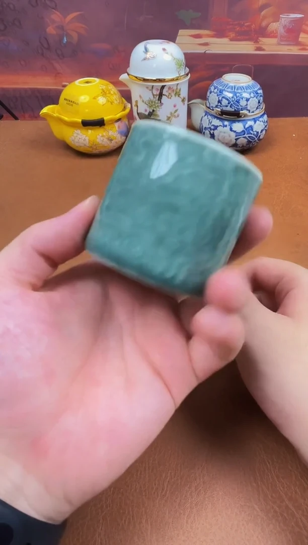 陶瓷茶具摆件旅行套组