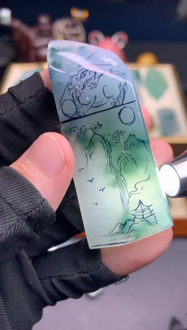 未镶嵌定制翡翠天然翡翠裸石（包工）