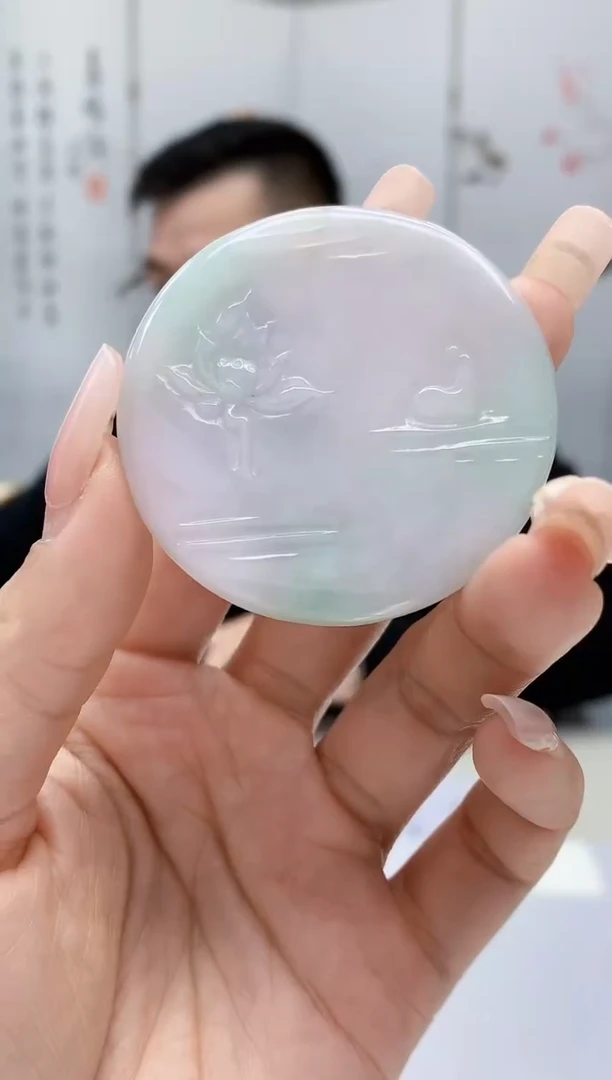 【闪购商品】定制翡翠未镶嵌5152lr-毛货挂件11