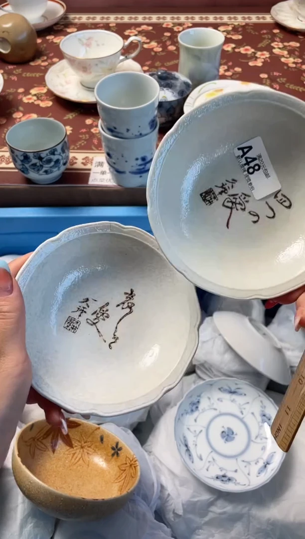 瓷片翩**舞瓷器瓷器A48