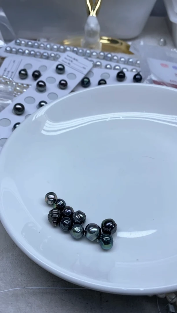 裸珠海水珍珠乐*y多样性发货，发10颗