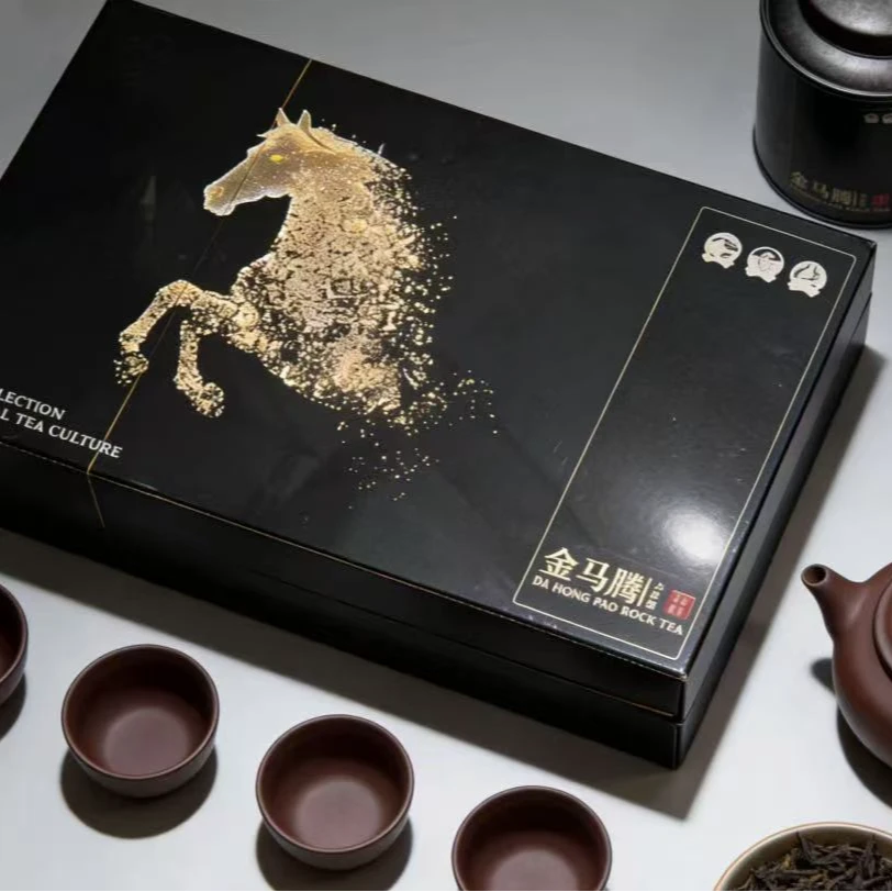 金马腾桂高档礼盒茶叶 醇厚饱满 灰盒 L