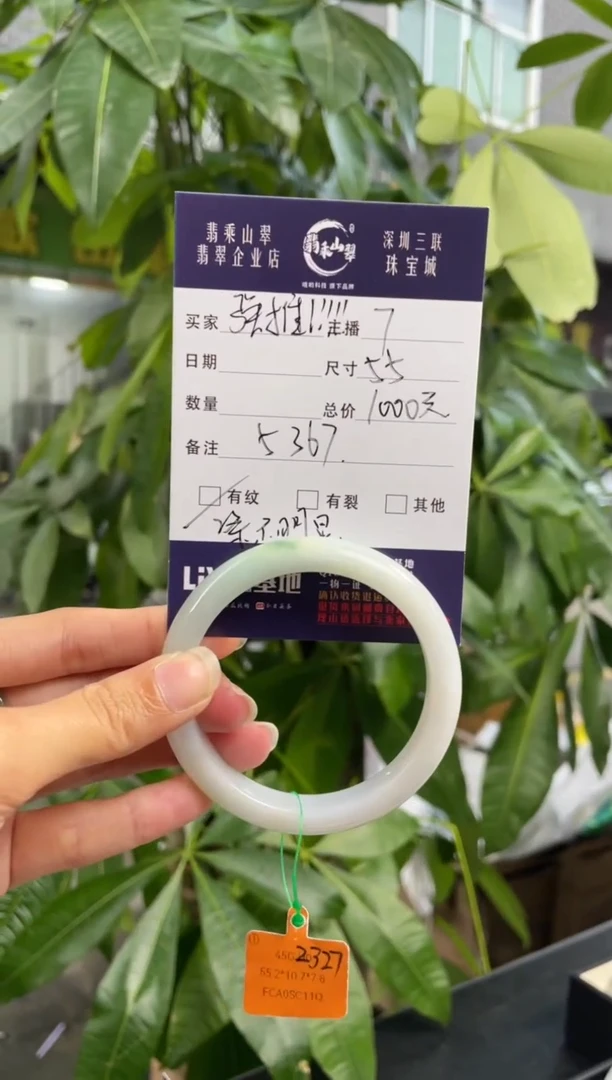 未镶嵌手镯翡翠Q 55正圈 5367