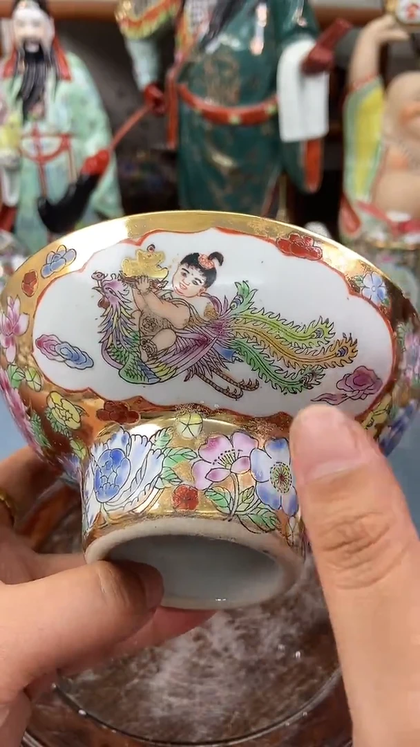 瓷片微瑕慎拍景德镇窑老厂瓷器单件