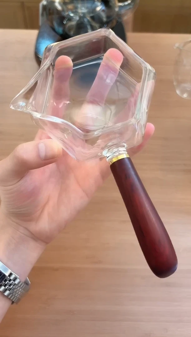 禾器-棱木茶海-侧把透明色+禾器银鱼