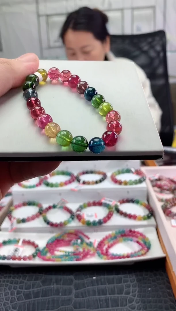 【闪购商品】碧玺手串未镶嵌多样性发一条