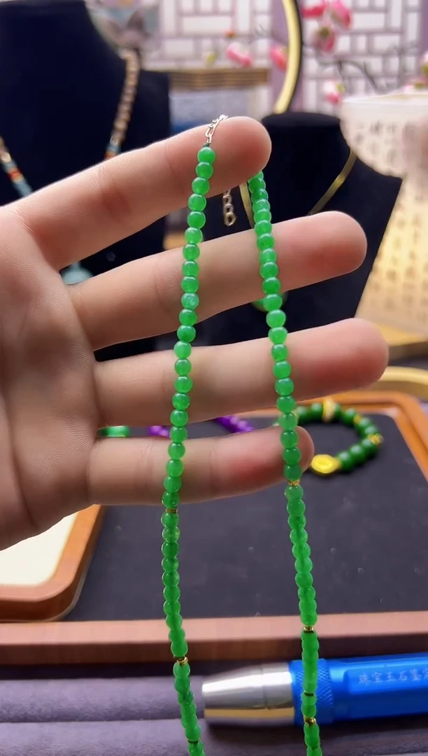 【闪购商品】翡翠颈饰14K金镶嵌X114