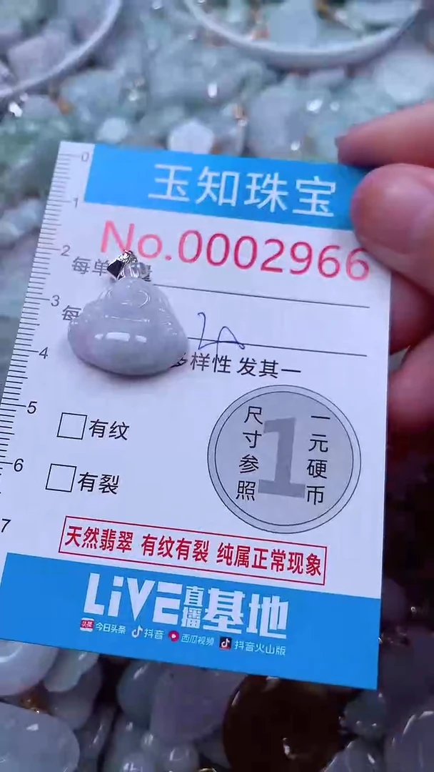 吊坠(不含链)未镶嵌翡翠2966