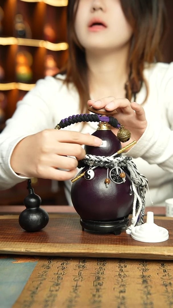 150号精品大漆酒葫芦防腐防渗装水茶酒