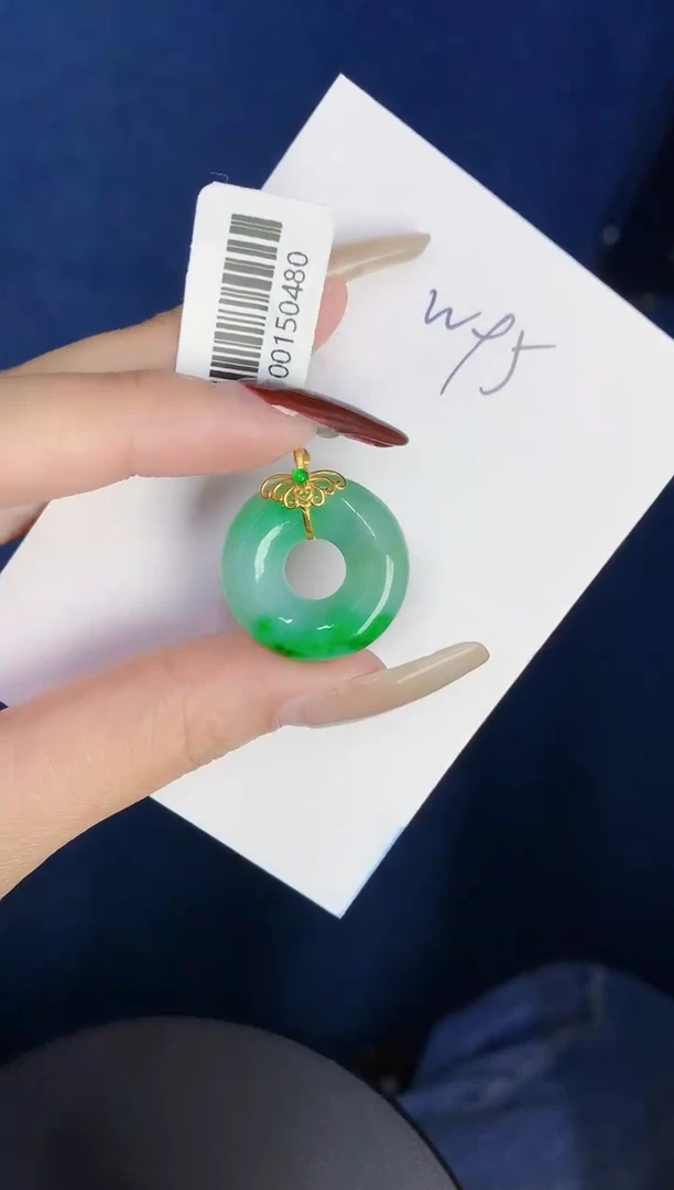 【闪购商品】翡翠颈饰18K金镶嵌00000000000