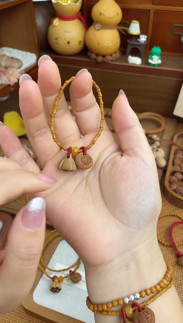 手串/手链核桃竹节手串一物一拍好运连连款