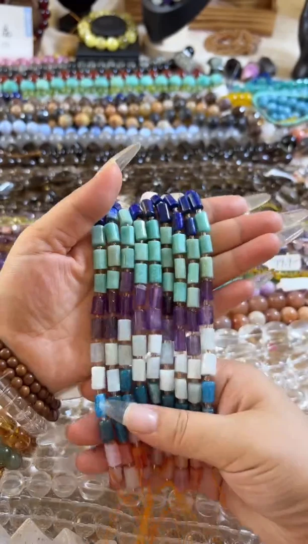 未镶嵌玛瑙/玉髓珠宝半成品七脉轮