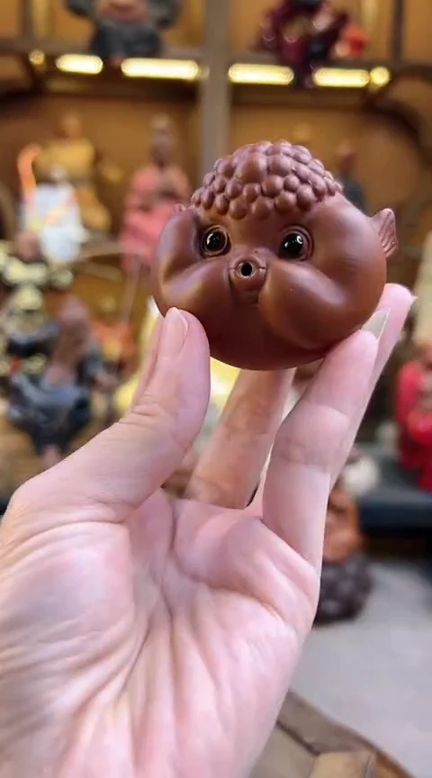 紫砂茶宠器闵茶宠摆件