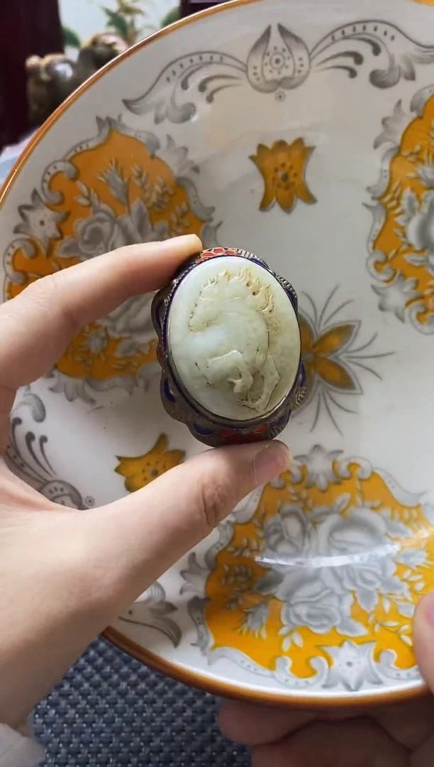 瓷片瓷片 瓷器 摆件 1个