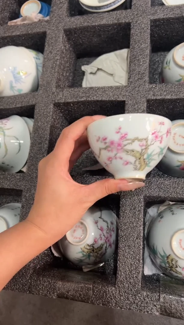 瓷片景德镇瓷器茶器茶杯