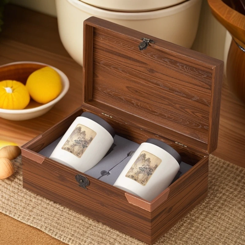 【顺丰发货】头采白毫银针白茶花香蜜香茶汤鲜甜陶瓷礼盒装山涧物语