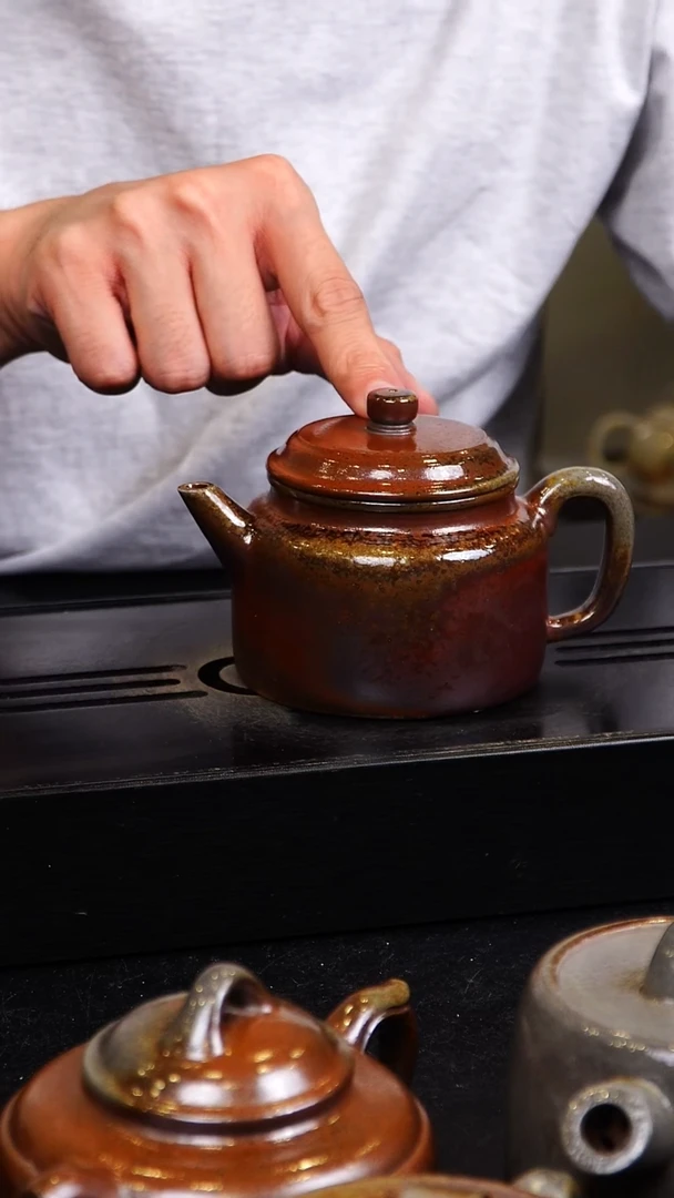 茶壶紫砂宜兴紫砂柴烧