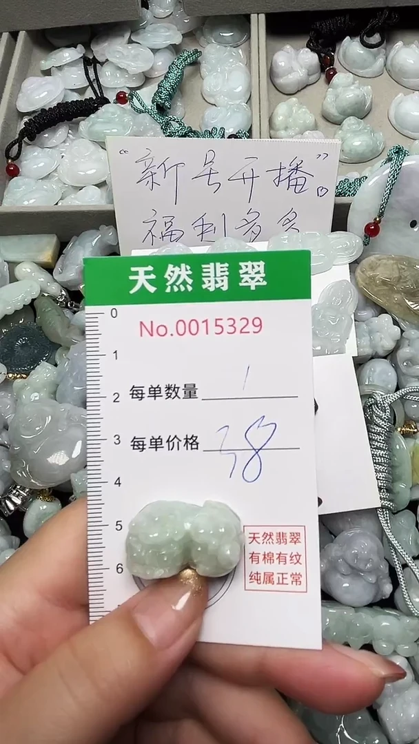 翡翠未镶嵌吊坠(不含链)5329