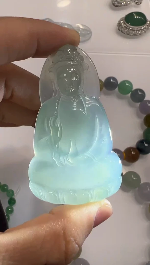未镶嵌定制翡翠素衣
