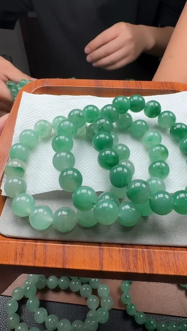 石英质玉手串未镶嵌非洲翠手串卡12多样性发其一