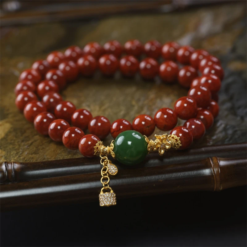 18k精品南红多圈/多样性发其一