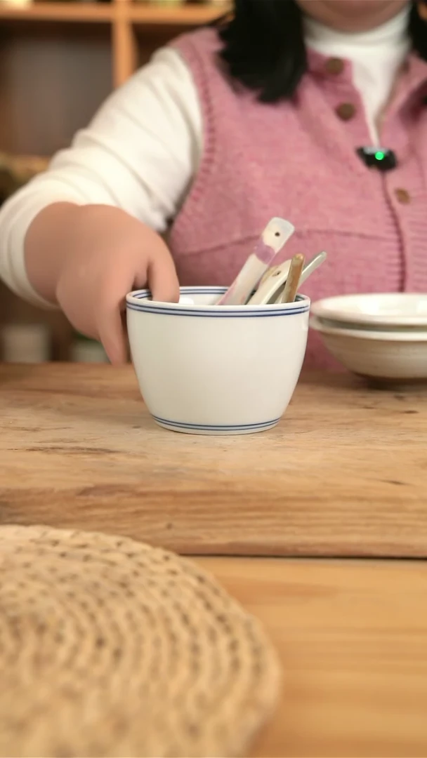 【闪购商品】青花的双线的钵钵炖盅