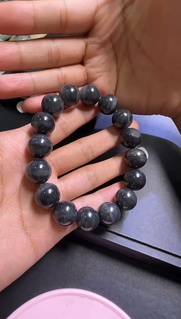 手链未镶嵌和田玉新疆和田玉青花卡14手串